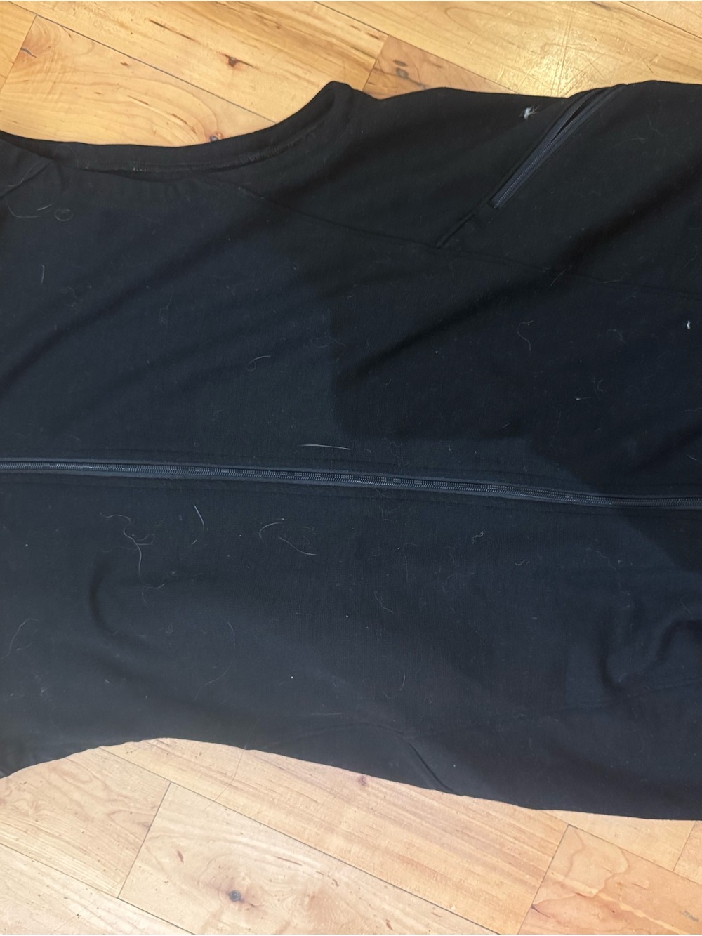 ibex Black merino wool vest